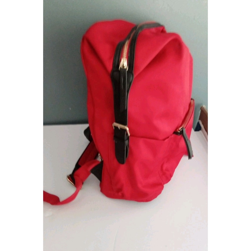 Red‎ Backpack Travel School Bag Lightweight Everyday Carry On - Picture 9 of 10